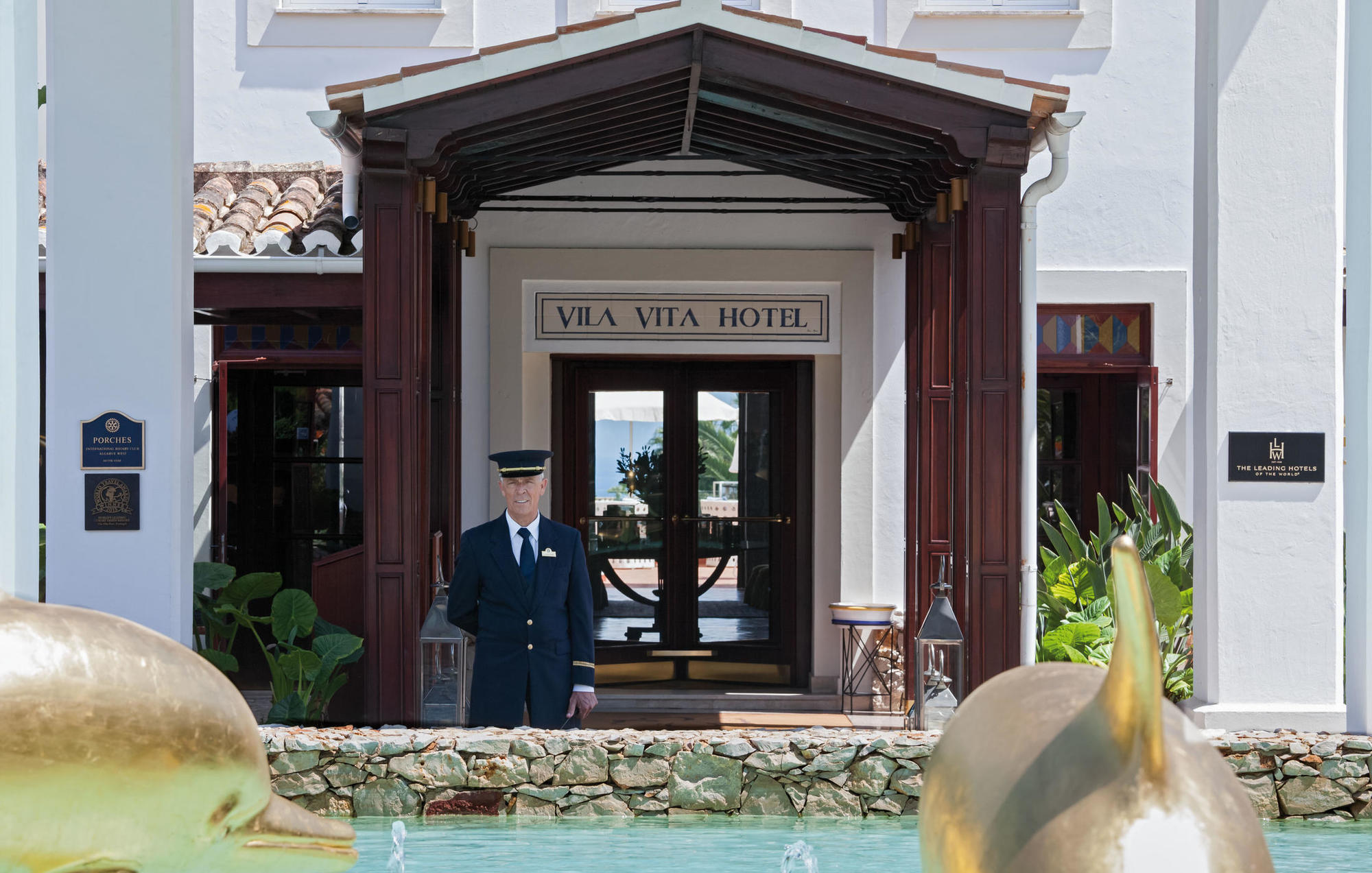 维拉维塔公园Spa度假酒店 Armação de Pêra 外观 照片 Entrance to the hotel